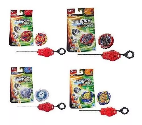 Pião Beyblade Com Lançador Burst 4 Em 1 Quad Drive Astral