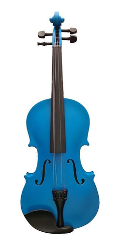 Violin 4/4 Especial Azul Con Estuche/arco/puente Y Brea Ando