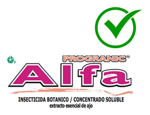 Progranic Alfa Insecticida Organico Base Ajo Caja 12 Litros