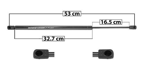 (1) Amortiguador 5a Puerta Izq/der Dodge Nitro 07/12 Spart