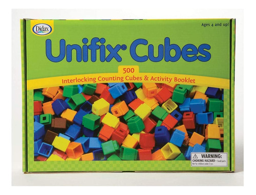 Unifix Cubes Caja De 500 Cubitos De Varios Colores.