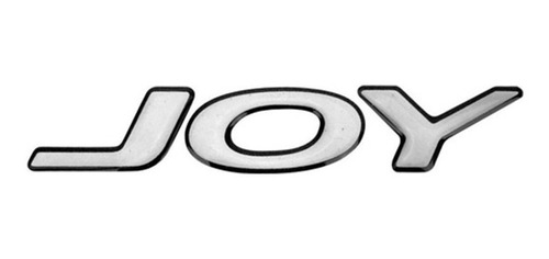 Emblema Adesivo Joy 2009 Resinado Gm Universal Cromado