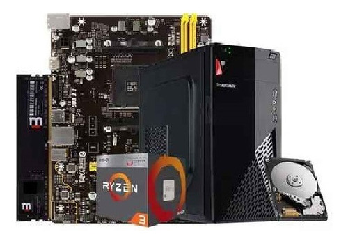 Cpu Gamer Amd Ryzen 3 3200g 8gb Ddr4 120gb Radeon Vega 8wifi