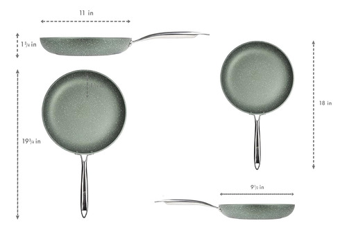 Juego De Sartenes Antiadherentes Para Induccion Waxonware...