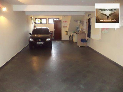 Imagem 13 de 15 de Sobrado De 286 M² Com 03 Dormitórios (sendo 01 Suíte ) 05 Vagas De Garagem À Venda, Jardim Las Vegas, Santo André. - So0017