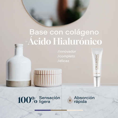 Imagen 5 de 7 de Crema Contorno De Ojos 30ml Acido Hialuronico Colageno