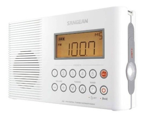 Sangean H201 Am / Fm / Tiempo Digital Sintonizado A Prueba