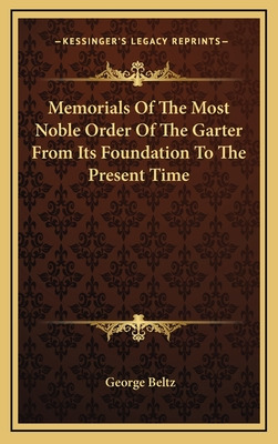 Libro Memorials Of The Most Noble Order Of The Garter Fro...