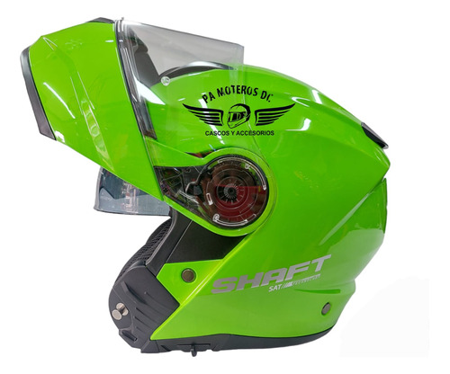 Casco Abatible Verde Policia Marca Shaft 3690