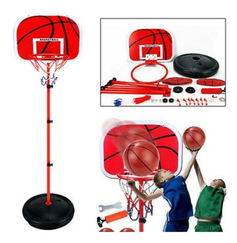 Set Basquetbol Aro Canasta Niños