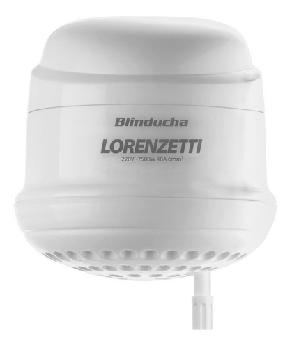 Chuveiro elétrico de parede Lorenzetti Blinducha branco 7500W 220V