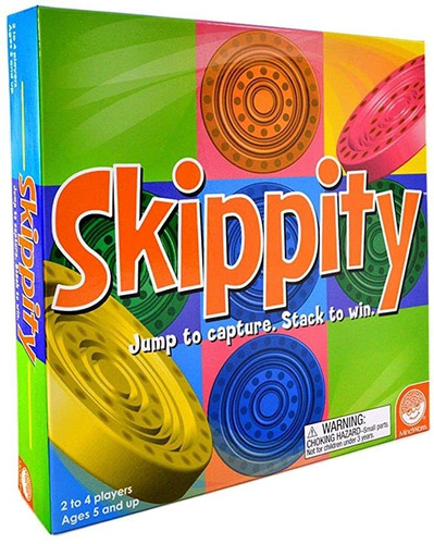 Mindware Skippity  Juego De Mesa De Salto Y Captura Para 2