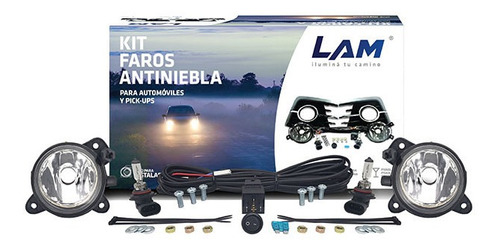 Kit De Faros Auxiliares Volkswagen Fox 10/15 Ambos Lados