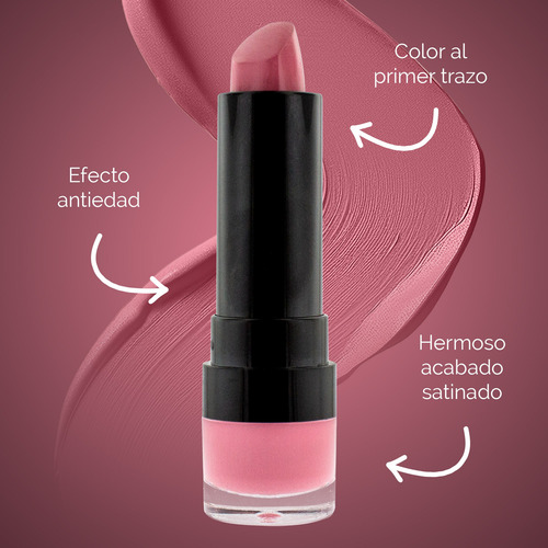 Labial Satinado Ivy Con Colageno Y Vitamina E Vain Love