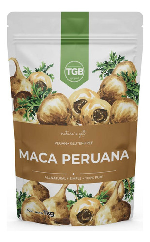 Maca Peruana 1 Kg Orgánica Empaque Resellable