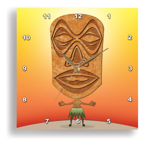 3drose Llc Voodoo Tiki Head Voodoo Aldeano Con Máscara Triba