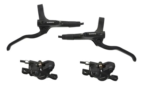 Kit De Freios Shimano Mt200 Hidráulico Original Com 4 Pares