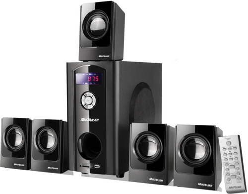 Home Theater 5.1 - 80w Rms - Bivolt - Sp110 - Multilaser