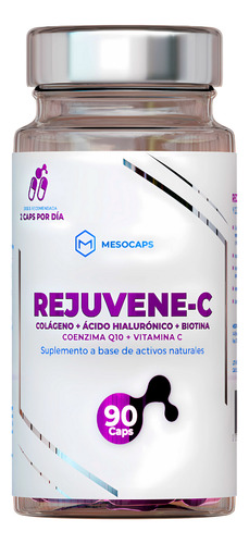 Suplemento Rejuvene-c Colágeno Ácido Hialurónico Mesocaps