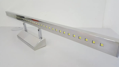Arandela Articulada Led 10w P/ Quadros Ou Espelhos Banheiro Estrutura Cromado