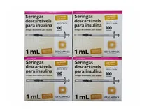 Comprar Seringa Pu002F Insulina - 400 Seringas - 1ml 13mm X 0,45mm