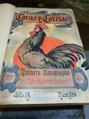 Revista Caras Y Caretas Año 1906 Numeros 378 Al 391 Año 18