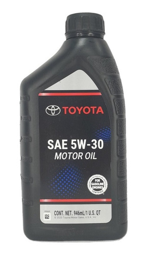 Toyota Mineral Aceite De Motor Gasolina Sae 5w-30 Api Sp ...