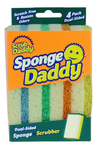 Set De 4 Esponjas Sponge Daddy De Scrub Daddy