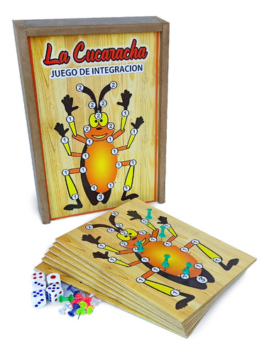 La Cucaracha Juego De Mesa Familiar Hasta 7 Jugadores 