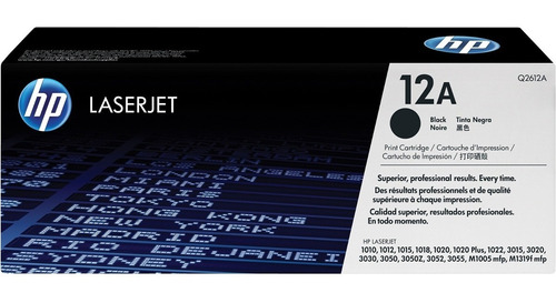 Toner Original Negro Hp 12a Laserjet (q2612a)