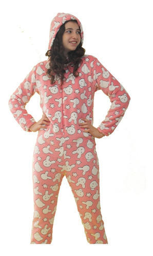 Mono Pijama Corderito Para Chicas Y Chicos Estampado 