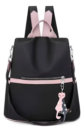 Bolsa Feminina Casual Alça Transversal Moderna Anti Furto Cor Pre...