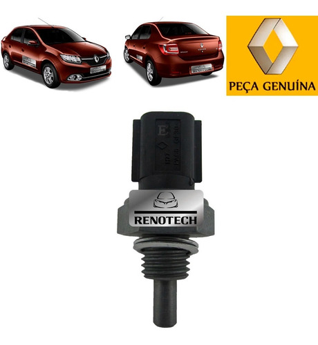 Sensor Temp Inj Preto 2 Fios Logan Ii 2014 Acima 226300007r