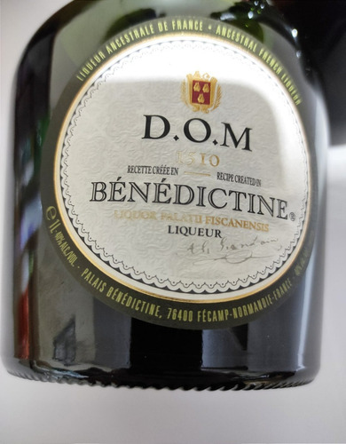 4 Un Licor D.o.m Bénédictine 1 Litro Original