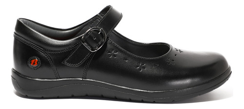 Bata Zapatos Escolar Para Niña Negro V2