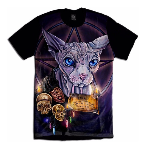 Camiseta Hype Top Cat Ouija Tabuleiro Tumblr Illuminati