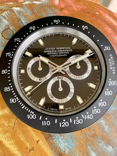 Relógio Rolex De Parede 35cm Diâmetro Inox Lindo!!!