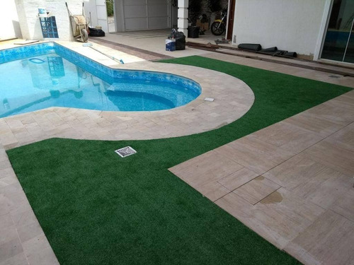 Imagem 3 de 10 de Grama Sintetica Artificial Esportiva Playground 12mm 3m²luxo