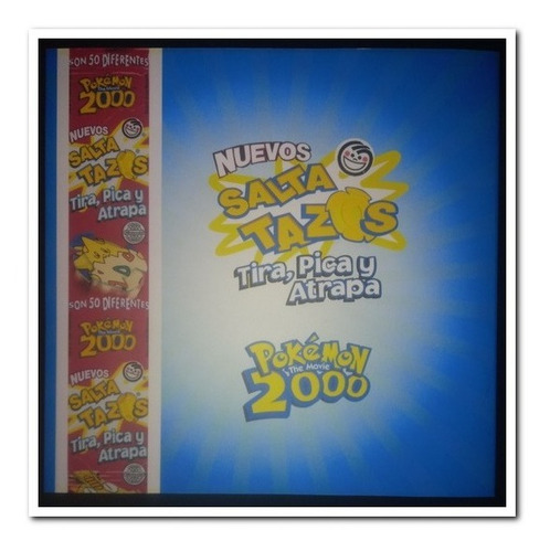 Imagen 6 de 6 de Coleccionador Pokemon 2000 + 38 De 50 Tazos