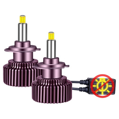 Ampolletas Turbo Led H8/h11/h16 Jp Lupa 360° Canbus 25000lm