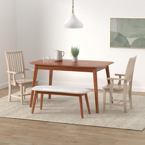 Juego De 2 Sillas Auxiliares De Madera Maciza Con Brazos