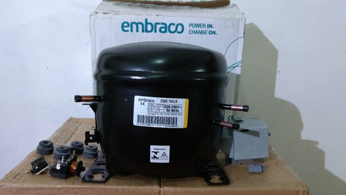 Motor De Refrigeradora Y Congeladora Embraco 1/5+ R134a 220v