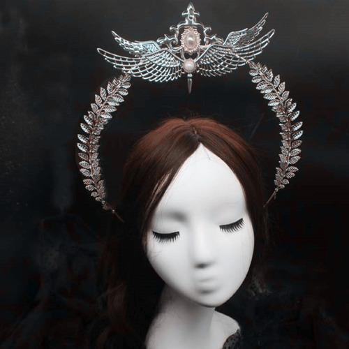Imagen 8 de 8 de Diadema Gótica Lolita Sun Goddess Paquete De Material De Bri