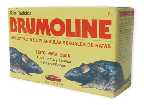 Raticida Brumoline Cebo X 100 Gr