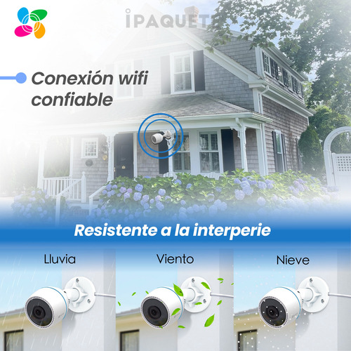 Kit 2 Cámaras Seguridad Ip Ezviz Wifi Exterior Full Hd +32gb