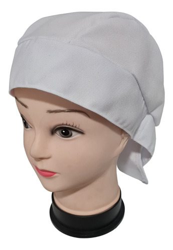 Gorro Chef Bucanero Cofia Paliacate Pirata Blanco