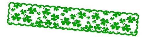 De Mesa St Patricks Day Decor Rectangular 183x33cm, Festival