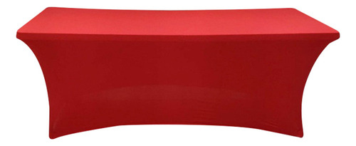 Mantel Rectangular De 6 Pies De Lino De Spandex, Mantel De