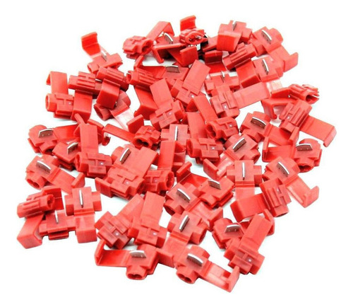 50 Piezas 16-22 Awg Bloqueo Conectores De Empalme Terminales