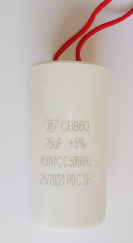 Arrancador, Capacitor P/ Motor Clutch De Maq De Coser 25 Mf